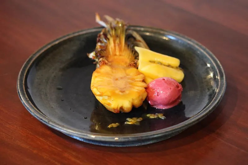 Dessert à l’ananas